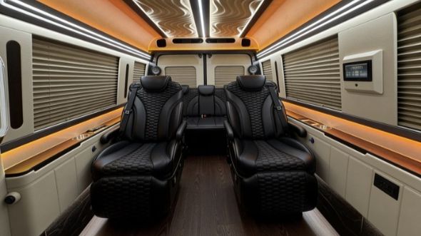 8 passenger sprinter van interior fremont