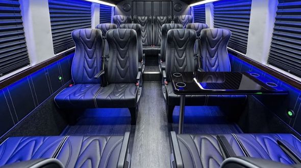 san jose 20 passenger sprinter van interior