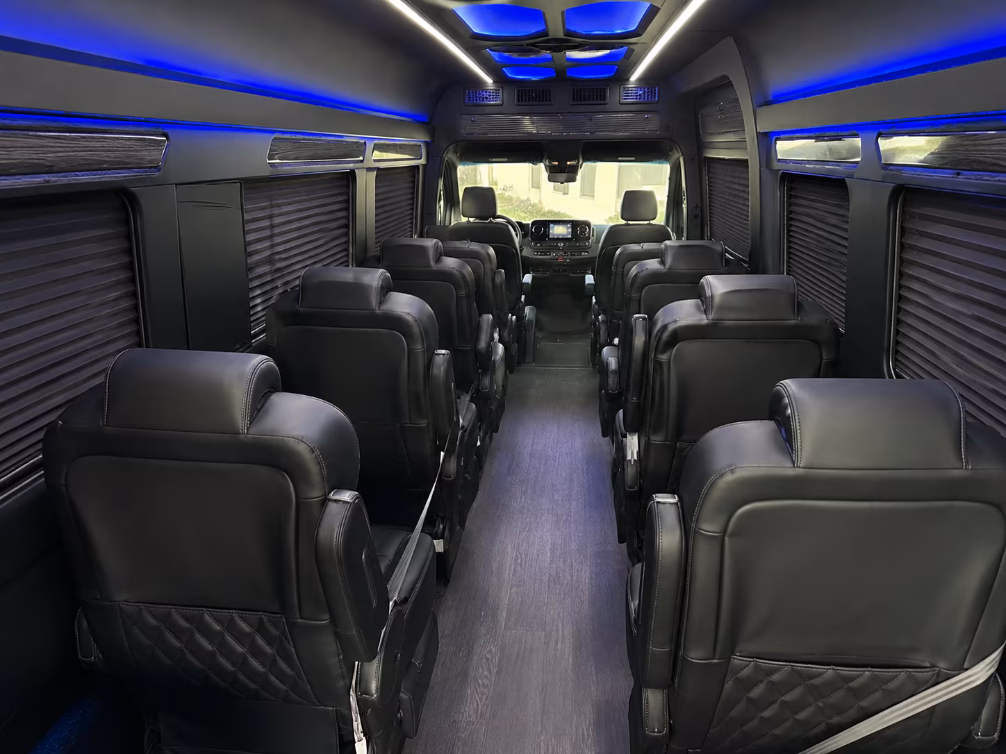 20 passenger sprinter van interior