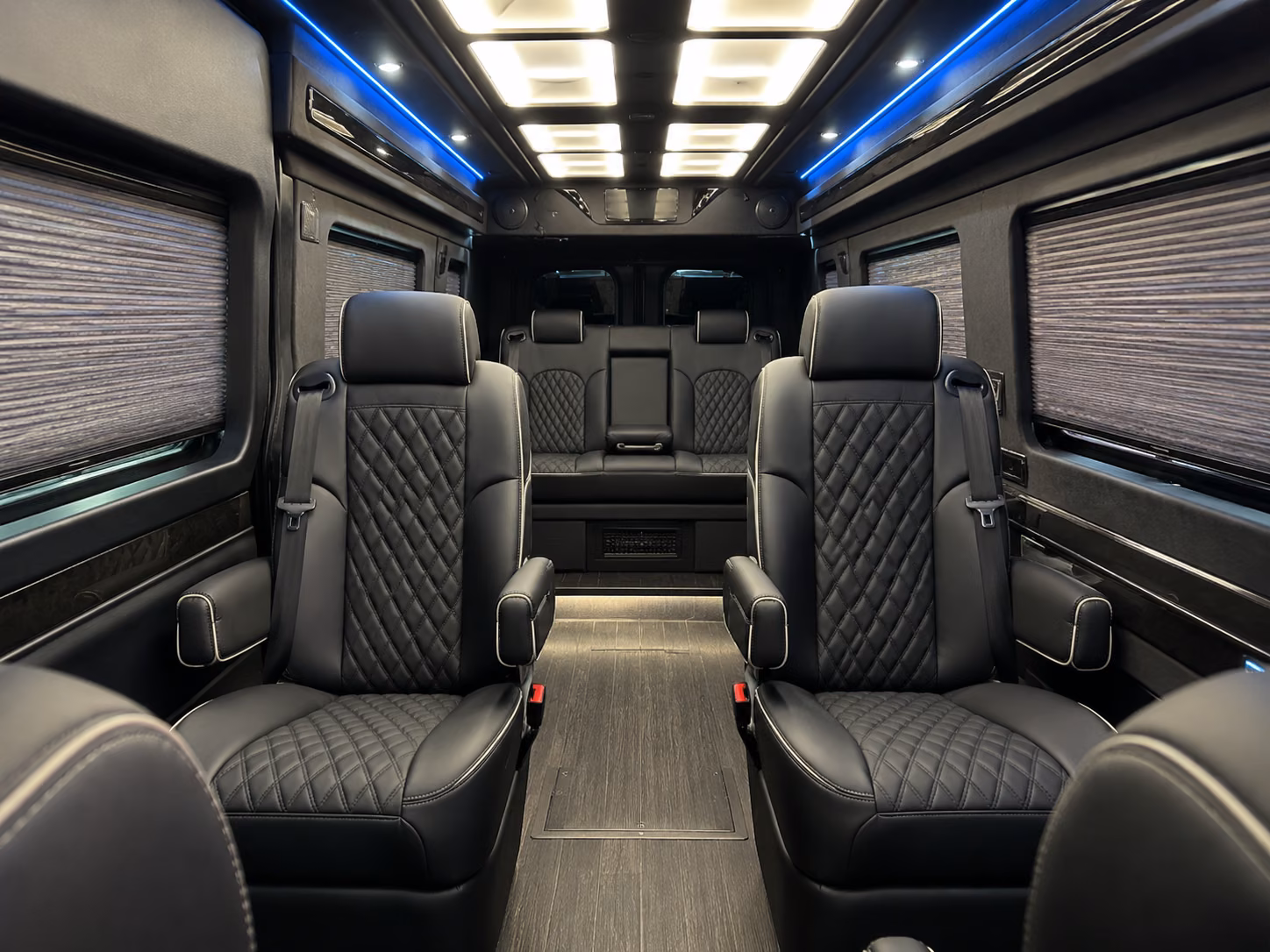 san jose 12 passenger sprinter van inside