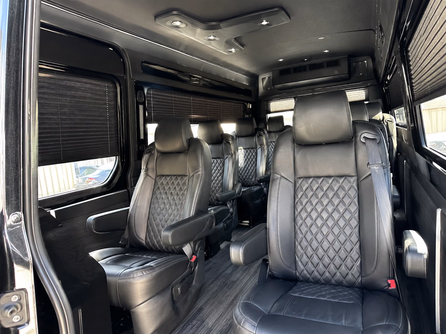 san jose 15 passenger sprinter van inside