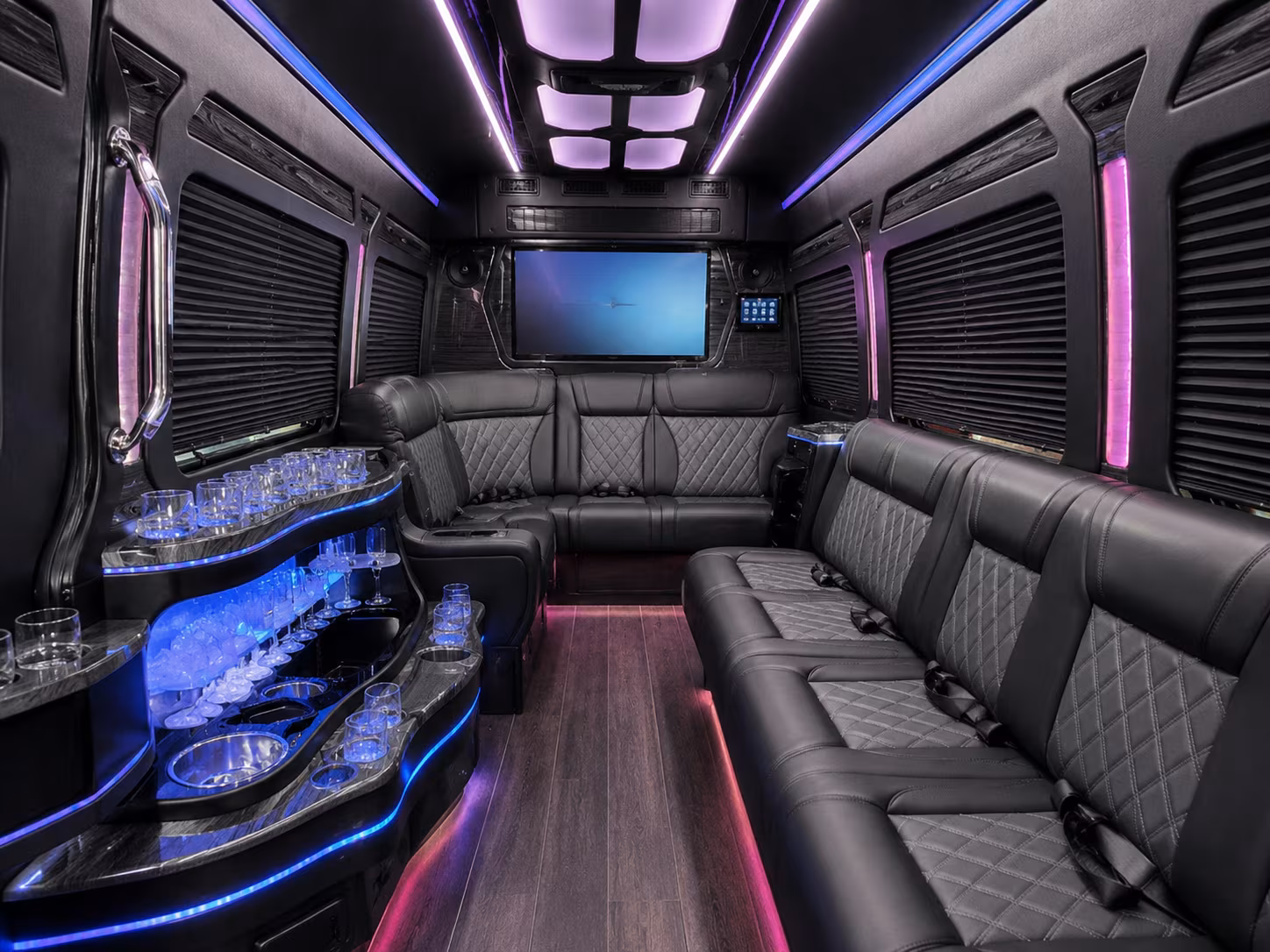 san jose sprinter limousine interior