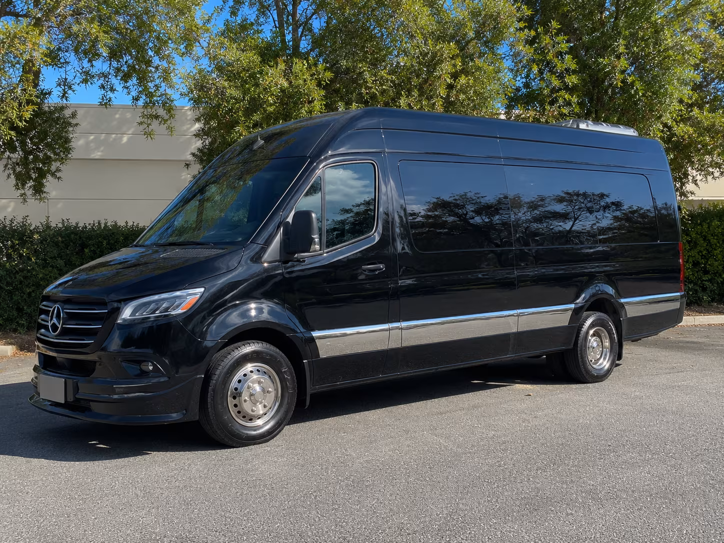 san jose wedding sprinter van rental