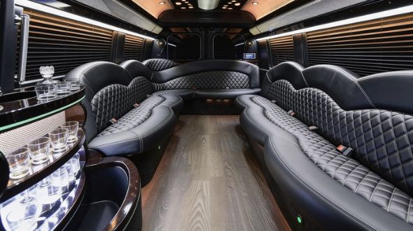 sprinter limousine inside san jose