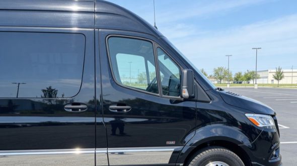 stockton airport sprinter van service