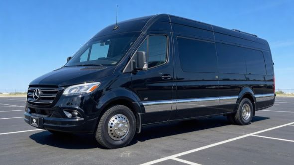 sunnyvale wedding sprinter van rental